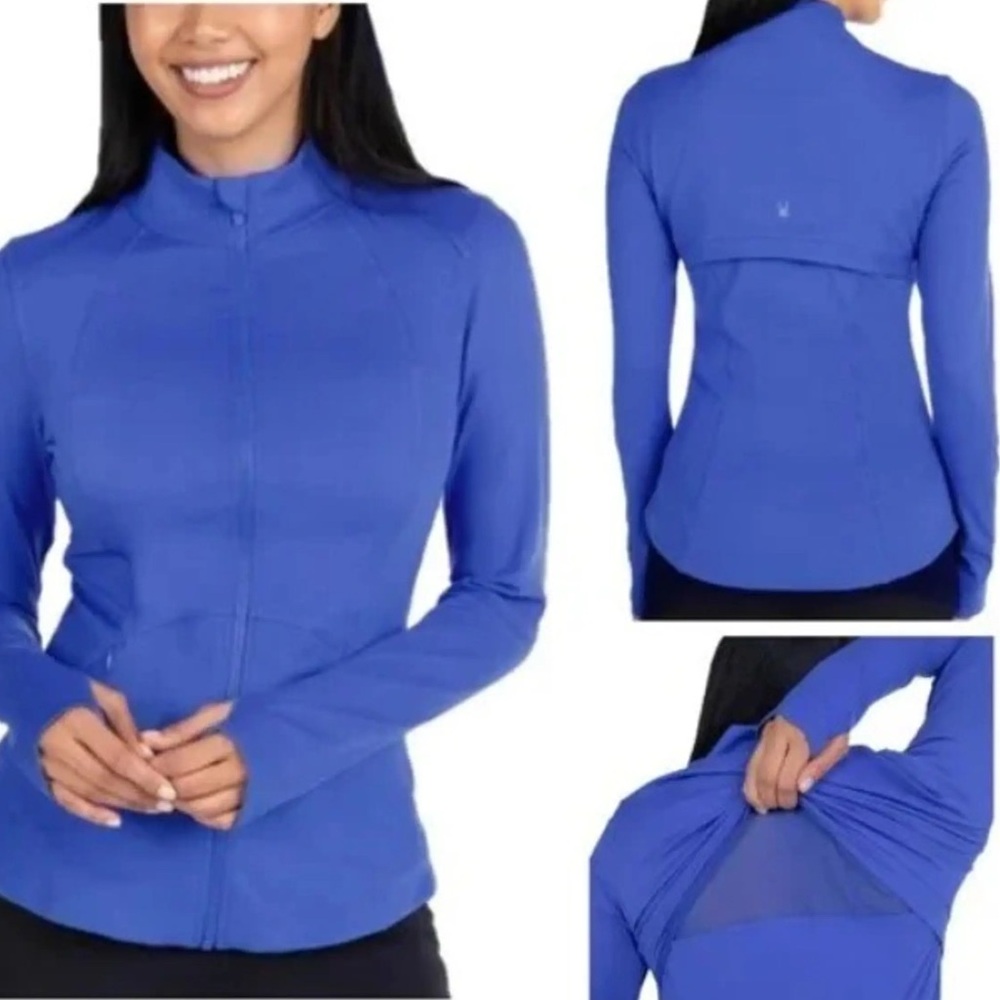 Spyder Active Women's Yoga Jacket Blue Size Medium